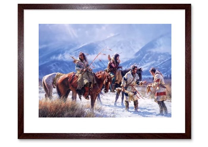 North American IndianFramed Print